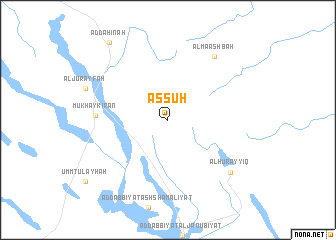 map of Aş Şūḩ