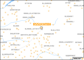 map of As Sukhnah