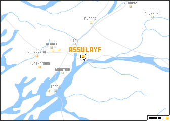 map of As Sulayf