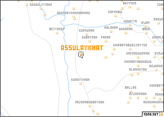 map of As Sulaykhāt