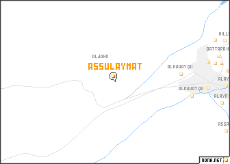 map of As Sulaymāt