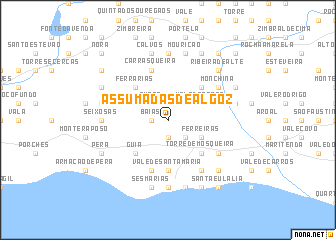 map of Assumadas de Algoz