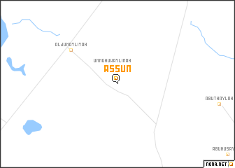 map of Aş Şun‘