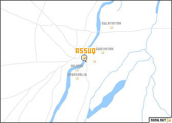 map of As Sūq