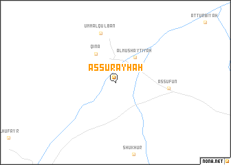 map of As Surayḩah