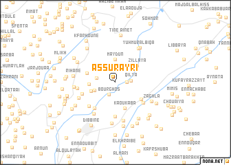 map of As Surayrī