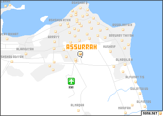 map of As Surrah
