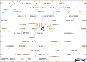 map of As Surūj