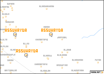 map of As Suwaydāʼ