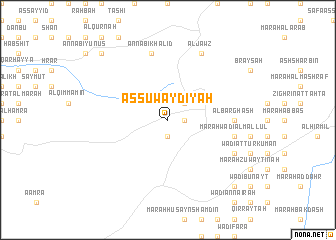 map of As Suwaydīyah