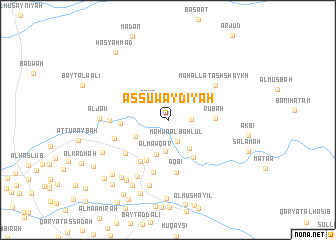 map of As Suwaydīyah