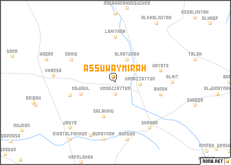 map of As Suwaymirah