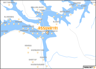 map of As Suwayrī