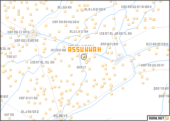 map of Aş Şuwwah