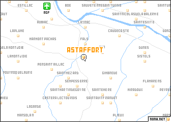 map of Astaffort