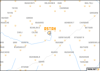 map of Āstah