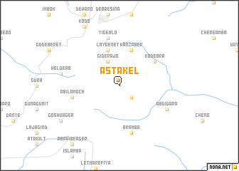 map of Āstakel