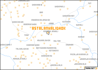 map of Astalānwāli Dhok