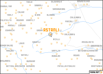 map of Astanlı