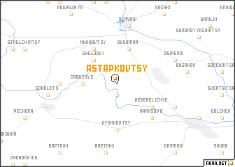 map of Astapkovtsy