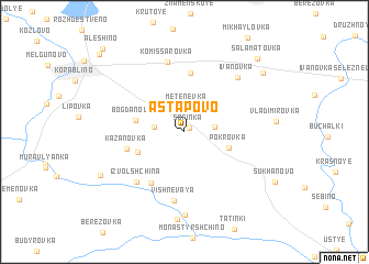 map of Astapovo