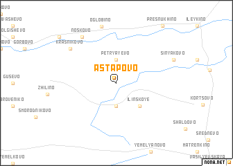 map of Astapovo