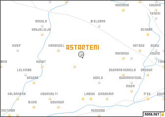 map of Astarténi