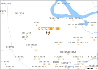 map of Astashëvo