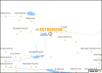 map of Astashikha