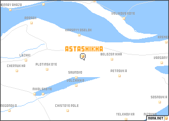 map of Astashikha