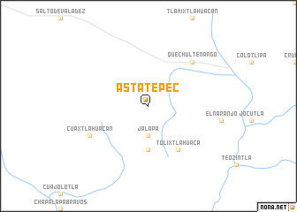 map of Astatepec
