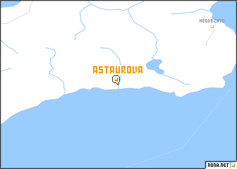 map of Astaurova