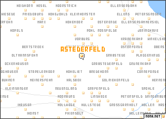 map of Astederfeld