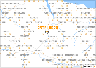 map of Astelarra