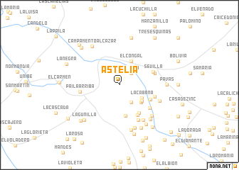 map of Astelia