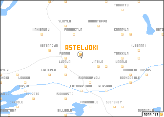 map of Asteljoki