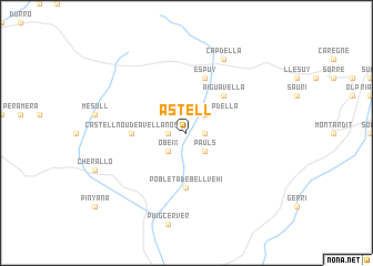 map of Astell