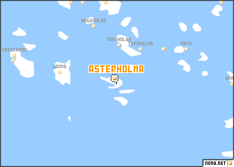 map of Asterholma