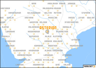 map of Astérion