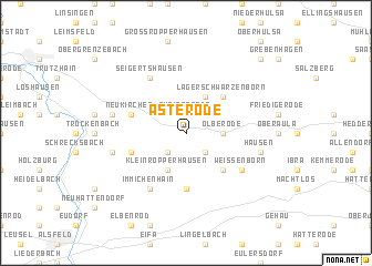 map of Asterode