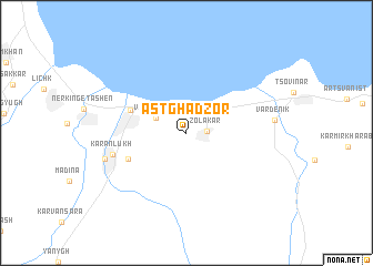 map of Astghadzor