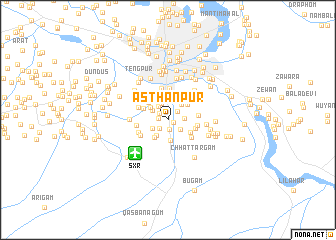 map of Asthanpur