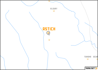 map of Astich