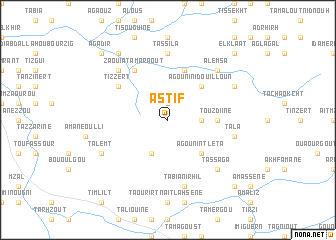 map of Astif