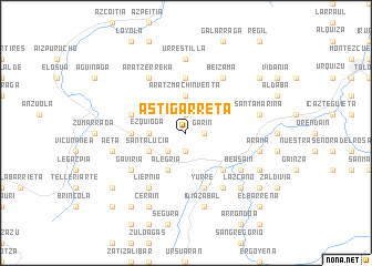 map of Astigarreta