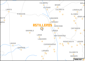 map of Astilleros