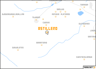 map of Astillero