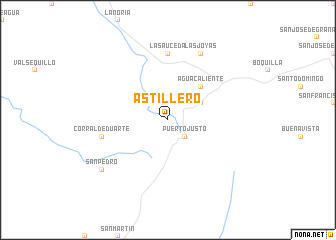 map of Astillero