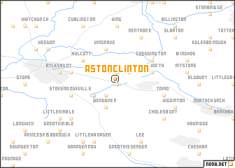 map of Aston Clinton