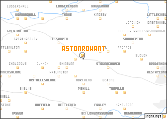 map of Aston Rowant